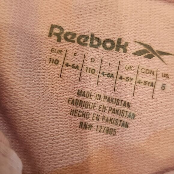 Reebok Polo Pink and White Crop Shirt Size 5 - Picture 3 of 8